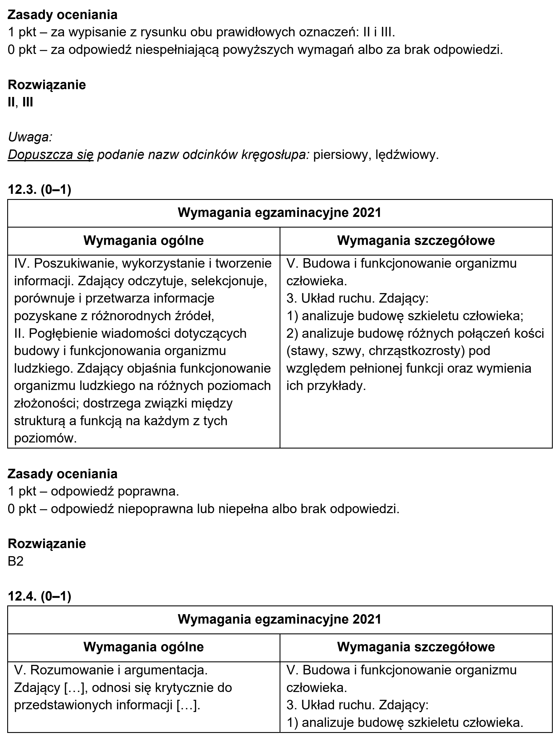 Matura próbna, marzec 2021, odpowiedź do zadania 12.1, fragment 2