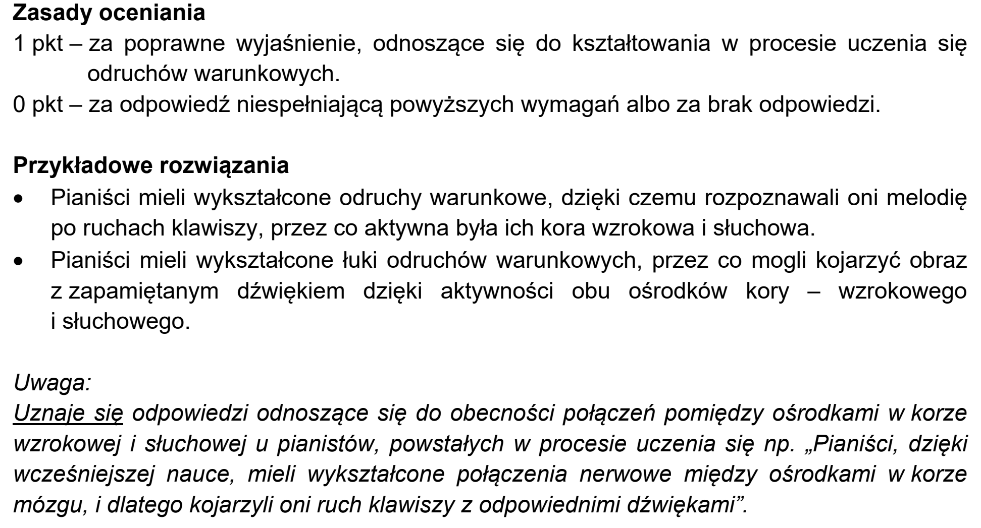 Matura próbna, marzec 2021, odpowiedź do zadania 15