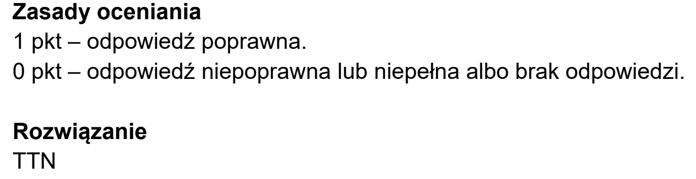 Matura próbna, marzec 2021, odpowiedź do zadania 20
