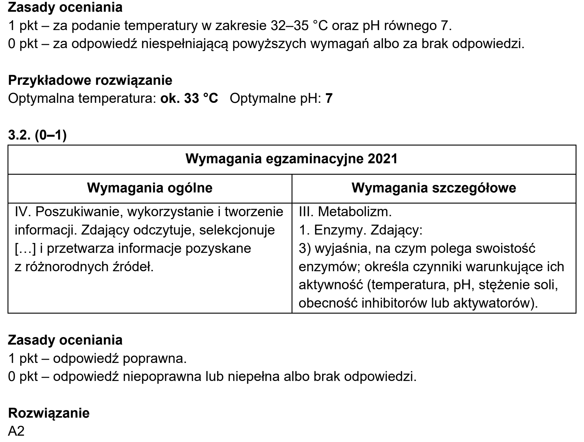 Matura próbna, marzec 2021, odpowiedź do zadania 3.1