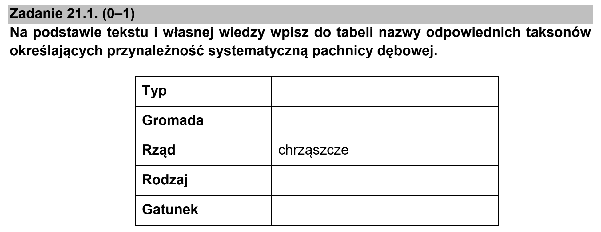 Matura próbna, marzec 2021, zadanie 21.1