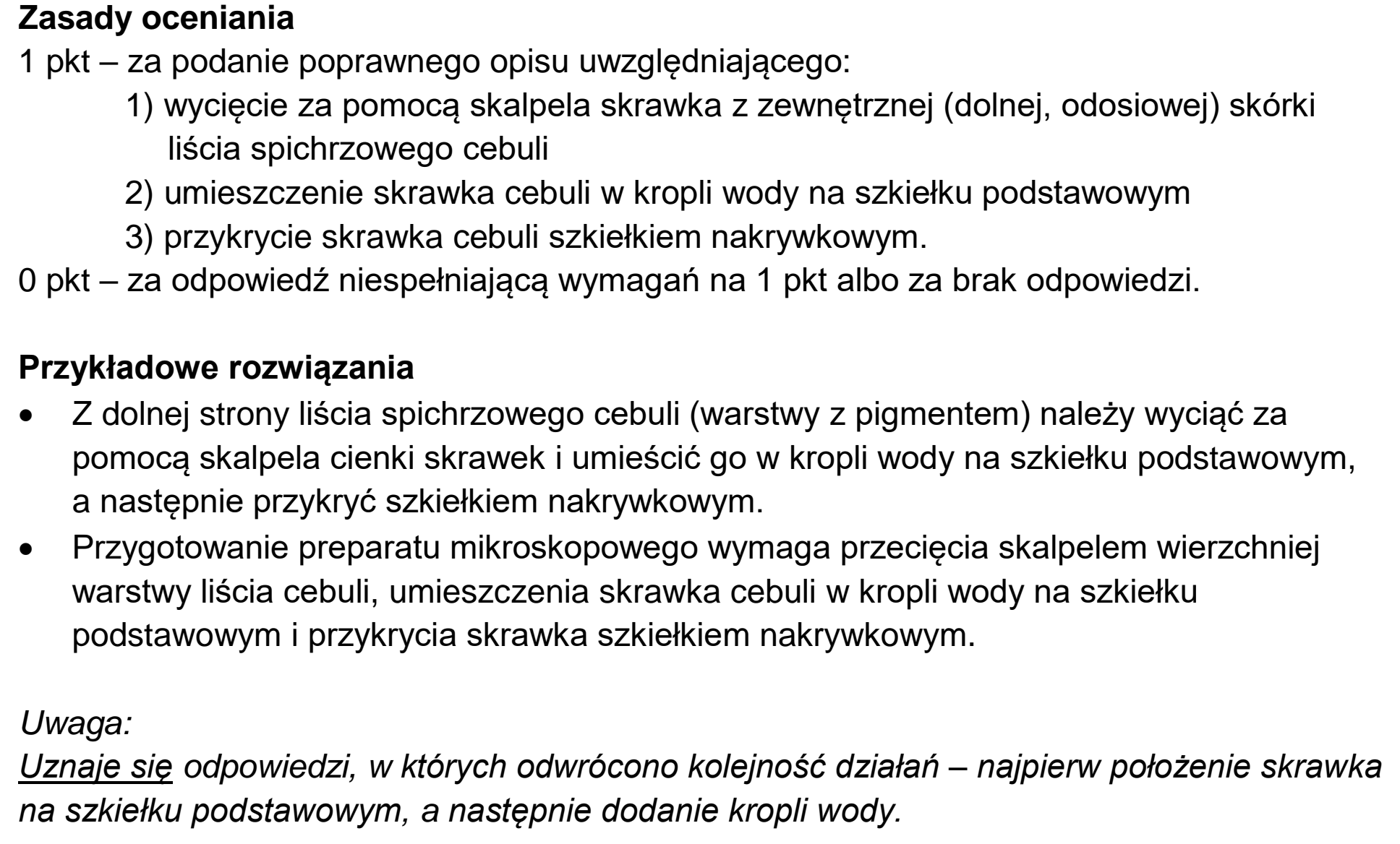 Matura dodatkowa, czerwiec 2023, odpowiedź do zadania 3.1