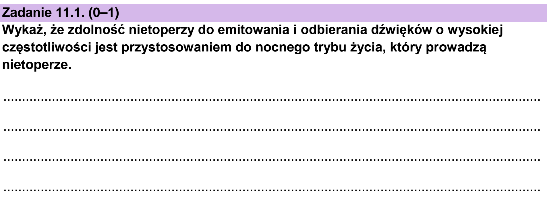 Matura dodatkowa, czerwiec 2023, zadanie 11.1
