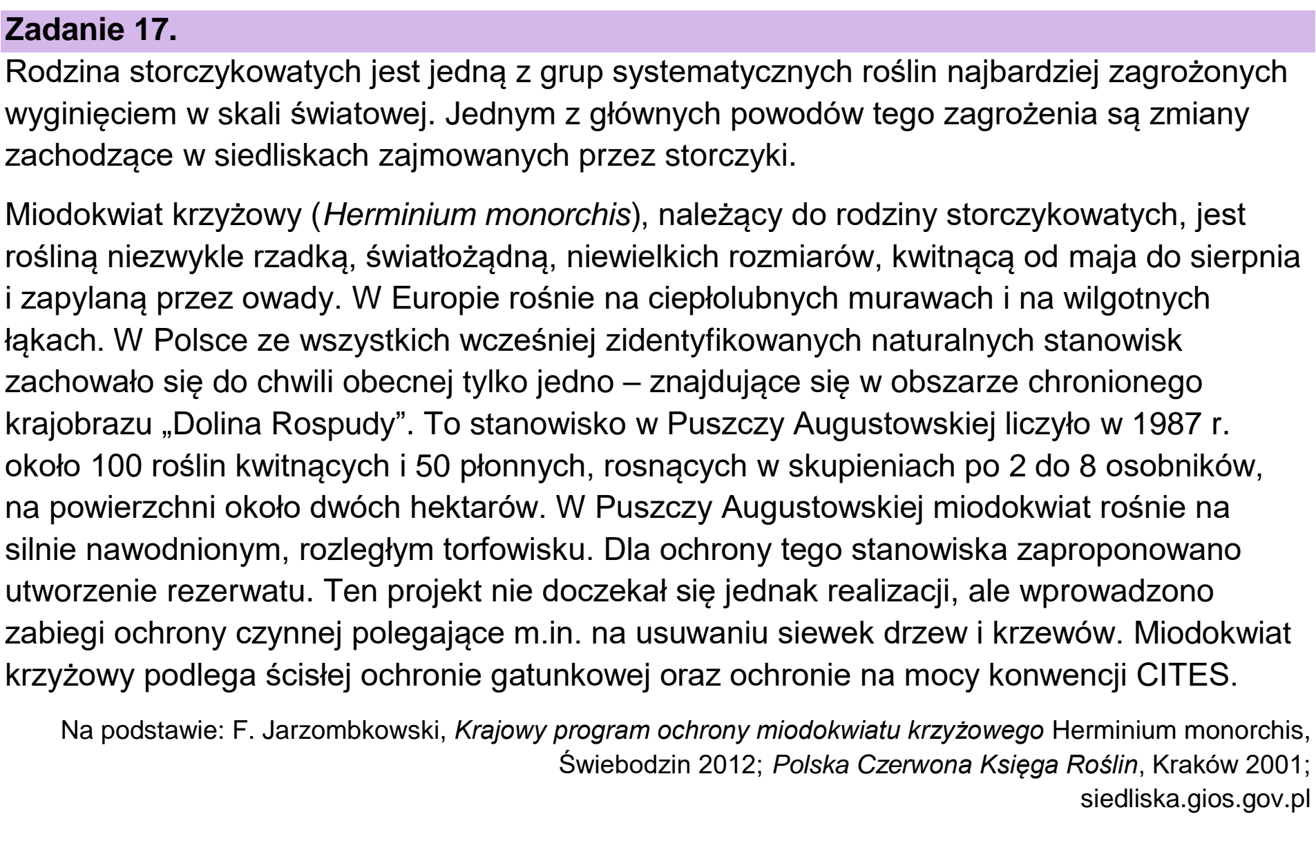 Matura dodatkowa, czerwiec 2023, wstęp zadania 17