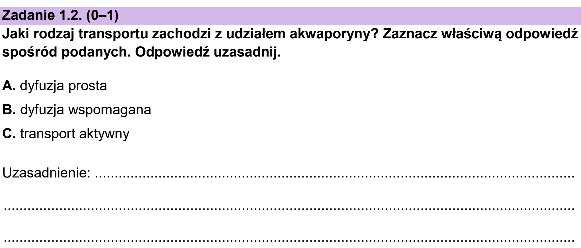 Matura dodatkowa, czerwiec 2024, zadanie 1.2