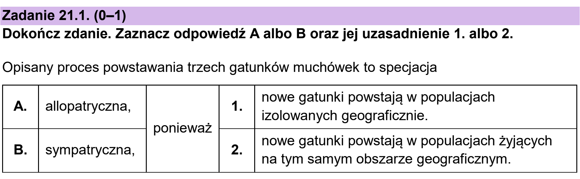 Matura dodatkowa, czerwiec 2024, zadanie 21.1