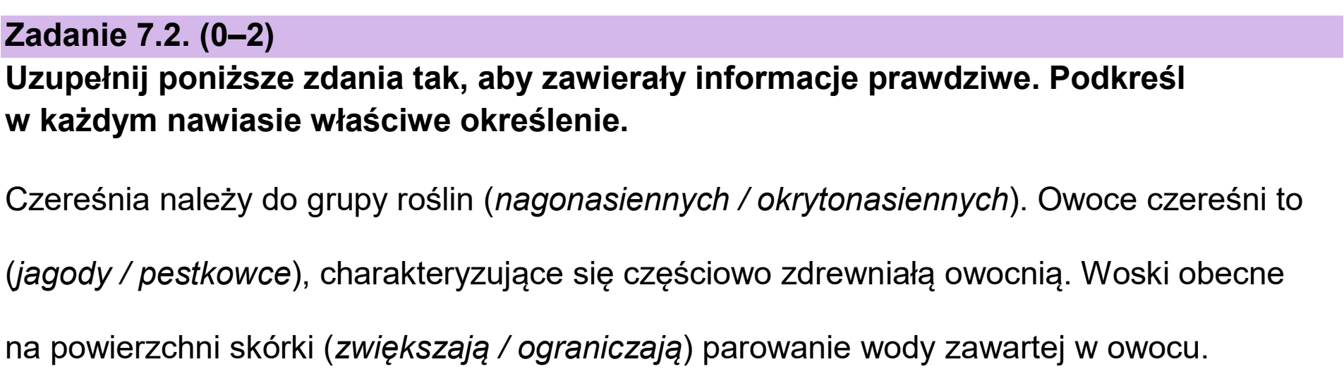Matura dodatkowa, czerwiec 2024, zadanie 7.2