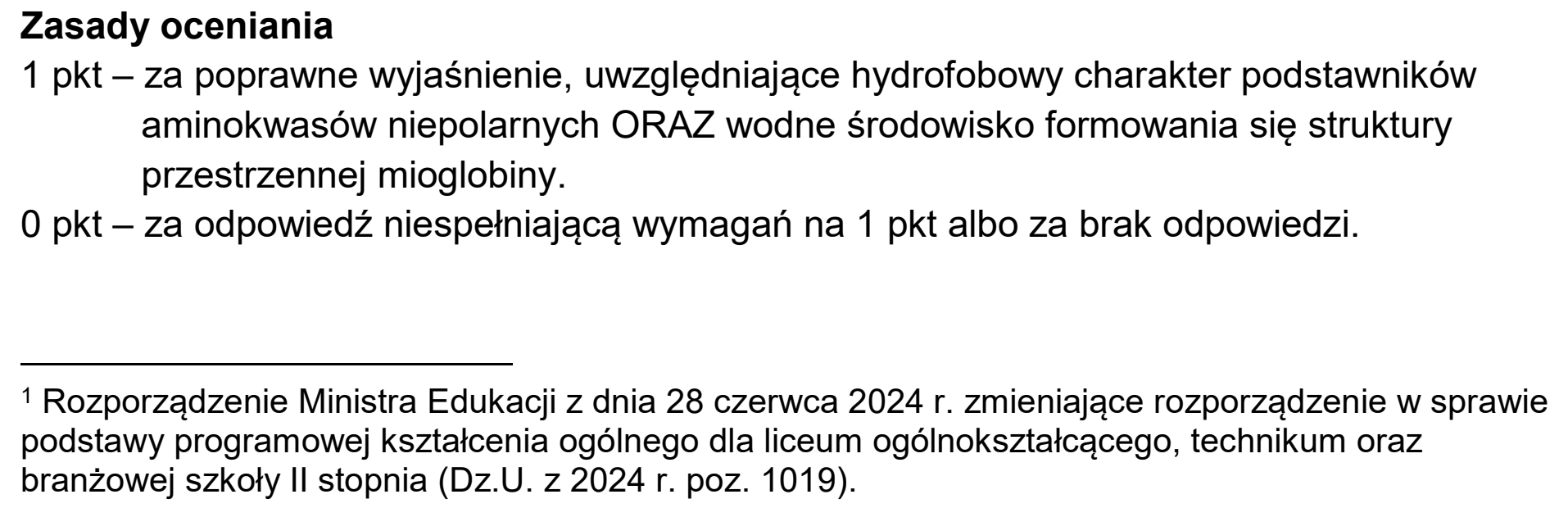 Matura dodatkowa, czerwiec 2025, odpowiedź do zadania 1.2, fragment 1