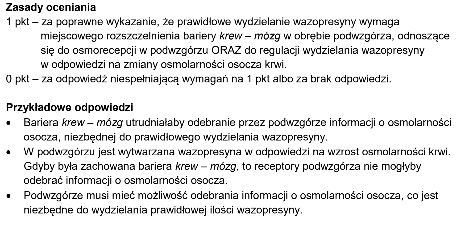 Matura dodatkowa, czerwiec 2025, odpowiedź do zadania 12.3