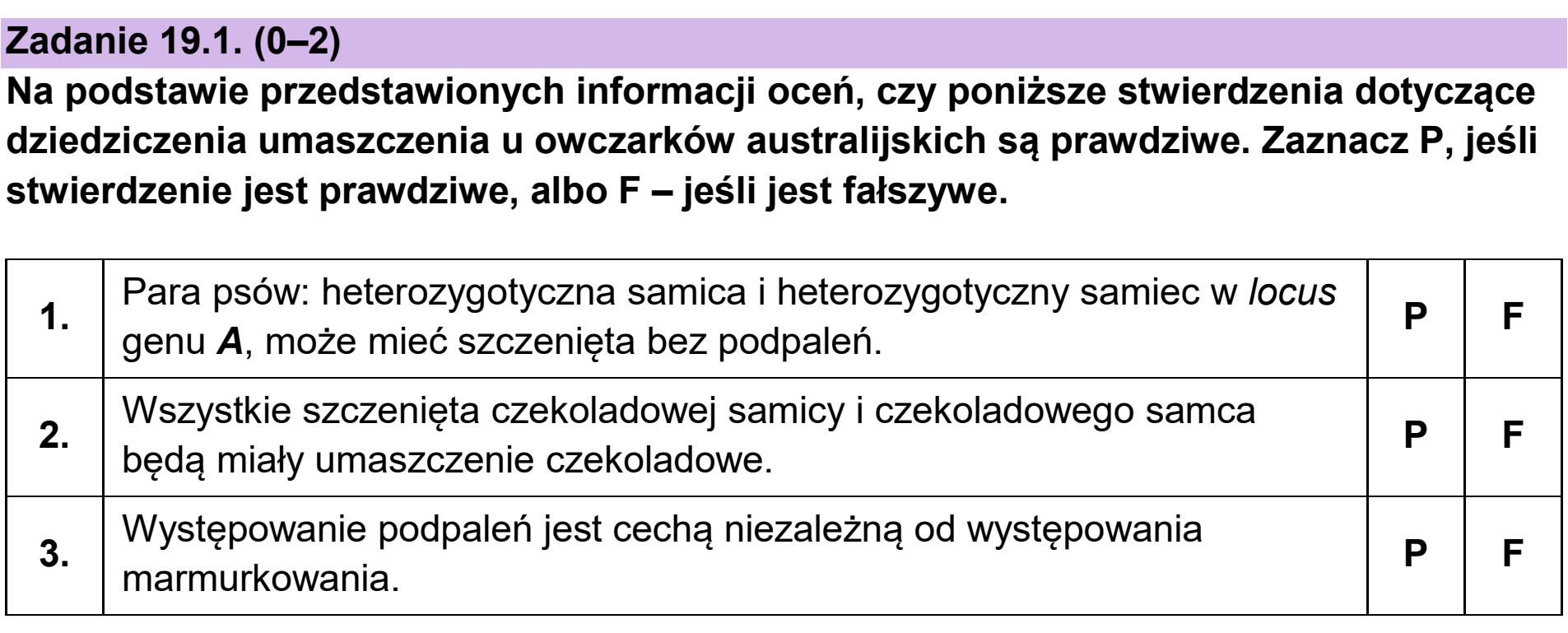 Matura dodatkowa, czerwiec 2025, zadanie 19.1