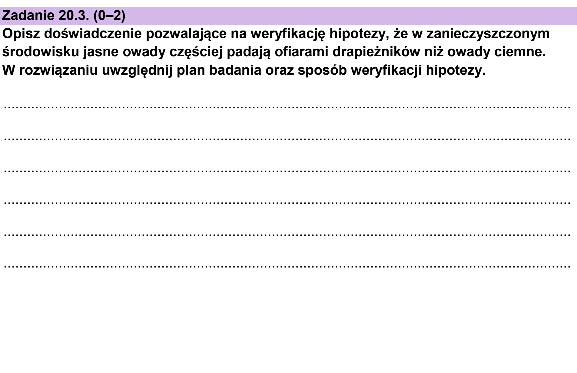 Matura dodatkowa, czerwiec 2025, zadanie 20.3