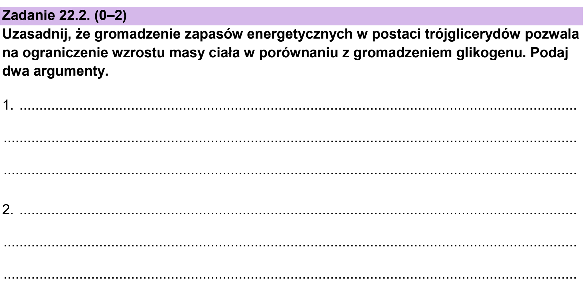Matura dodatkowa, czerwiec 2025, zadanie 22.2