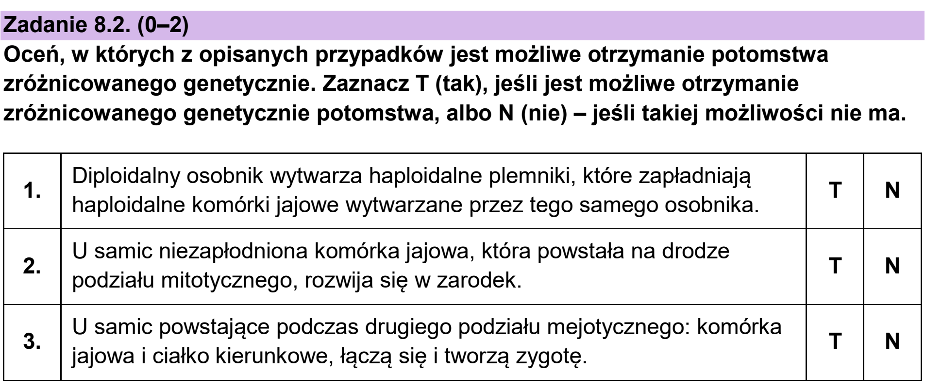 Matura dodatkowa, czerwiec 2025, zadanie 8.2