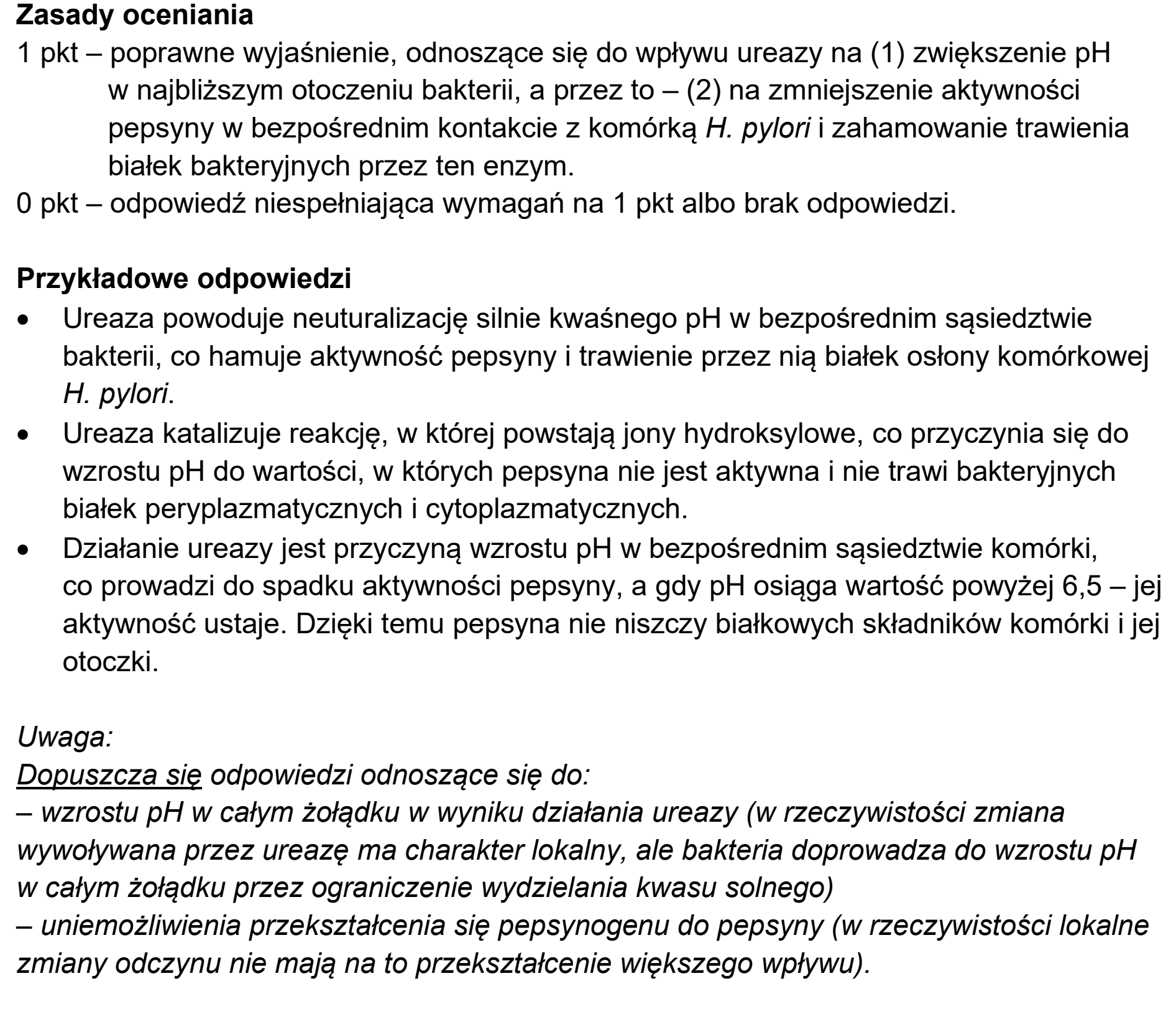 Matura dodatkowa, czerwiec 2026, odpowiedź do zadania 12.1