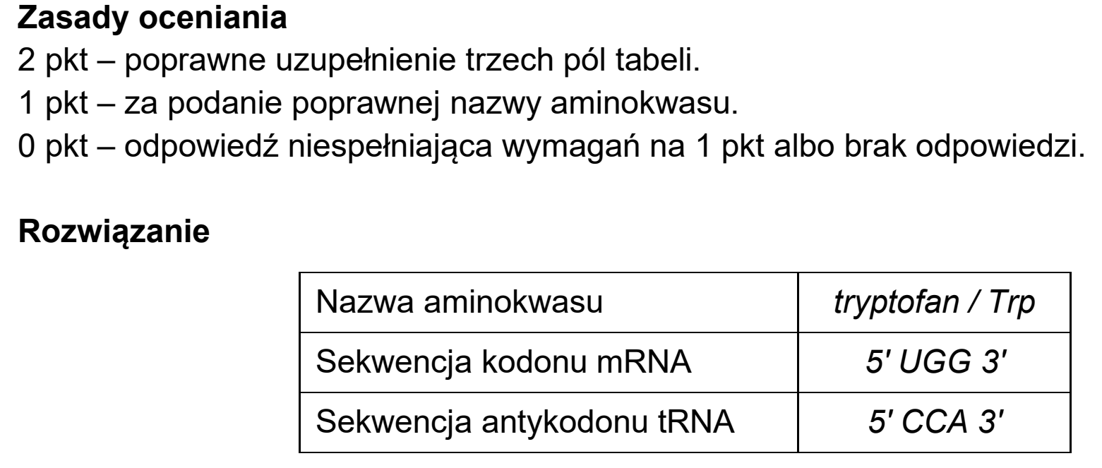 Matura dodatkowa, czerwiec 2026, odpowiedź do zadania 13.1