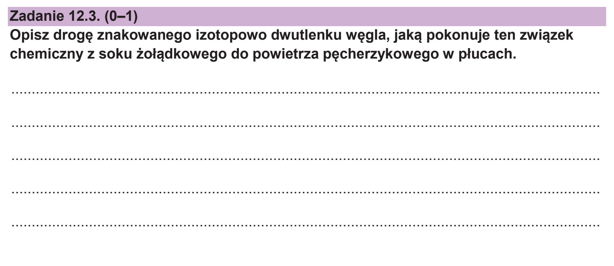 Matura dodatkowa, czerwiec 2026, zadanie 12.3