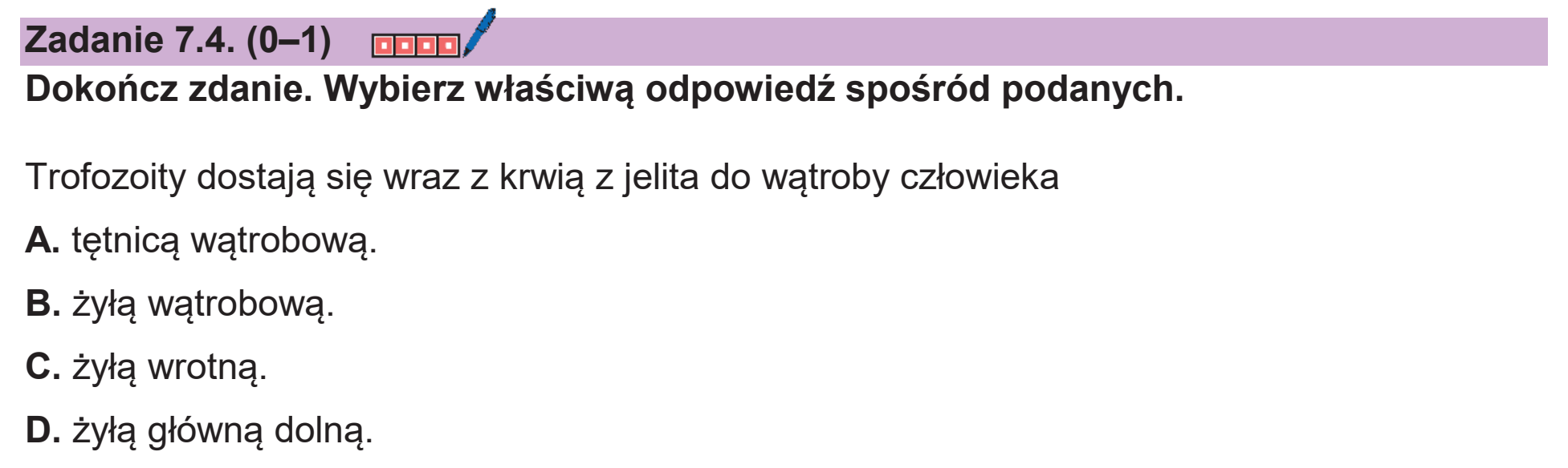 Matura dodatkowa, czerwiec 2026, zadanie 7.4