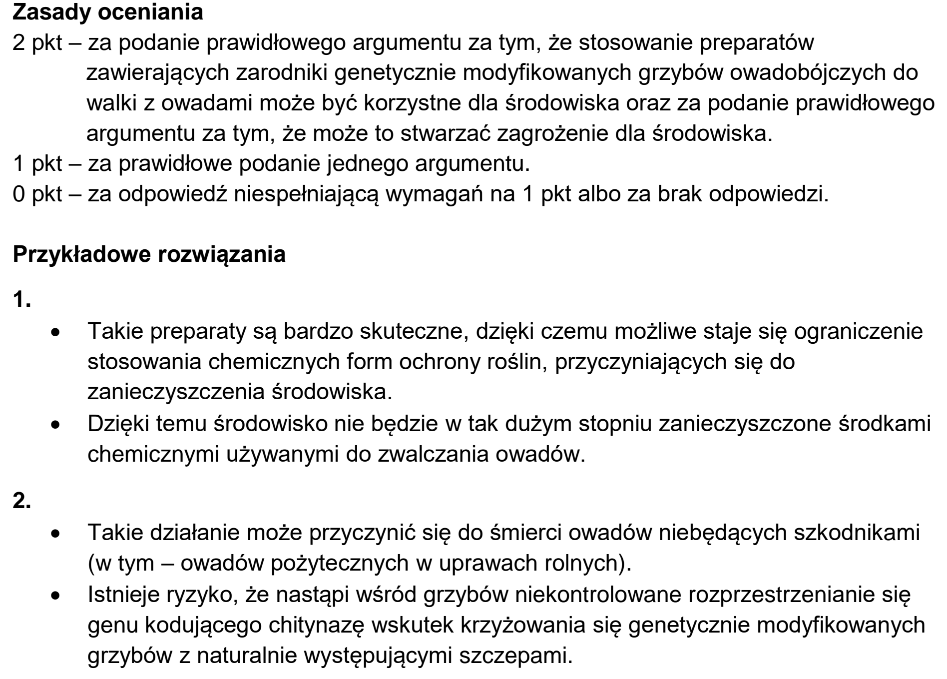 Matura próbna, grudzien 2022, odpowiedź do zadania 19.2