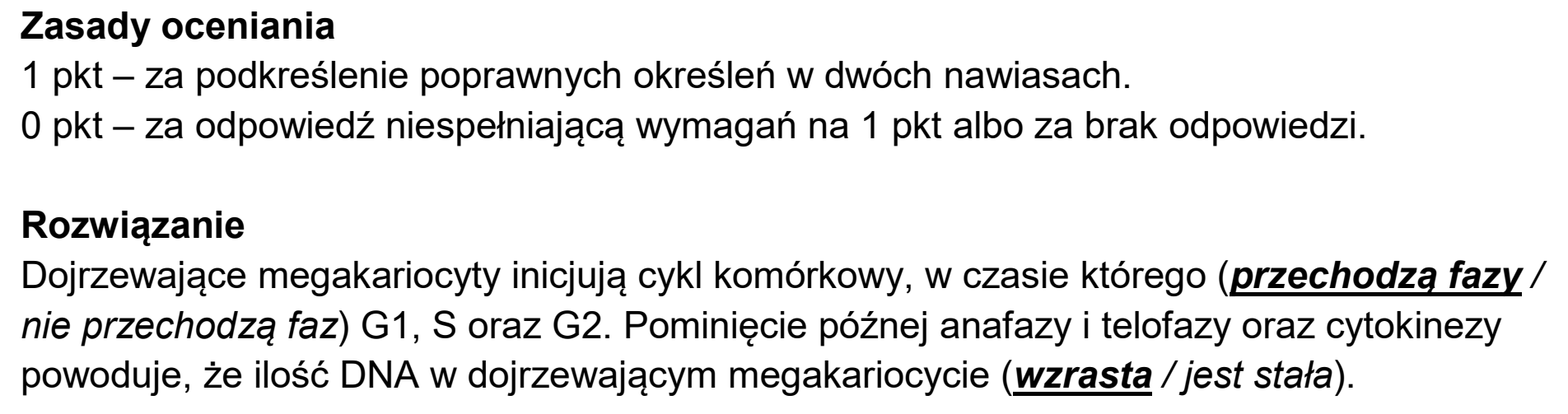 Matura próbna, grudzien 2024, odpowiedź do zadania 13.1