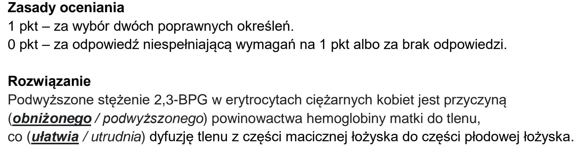 Matura, maj 2023, odpowiedź do zadania 11.2