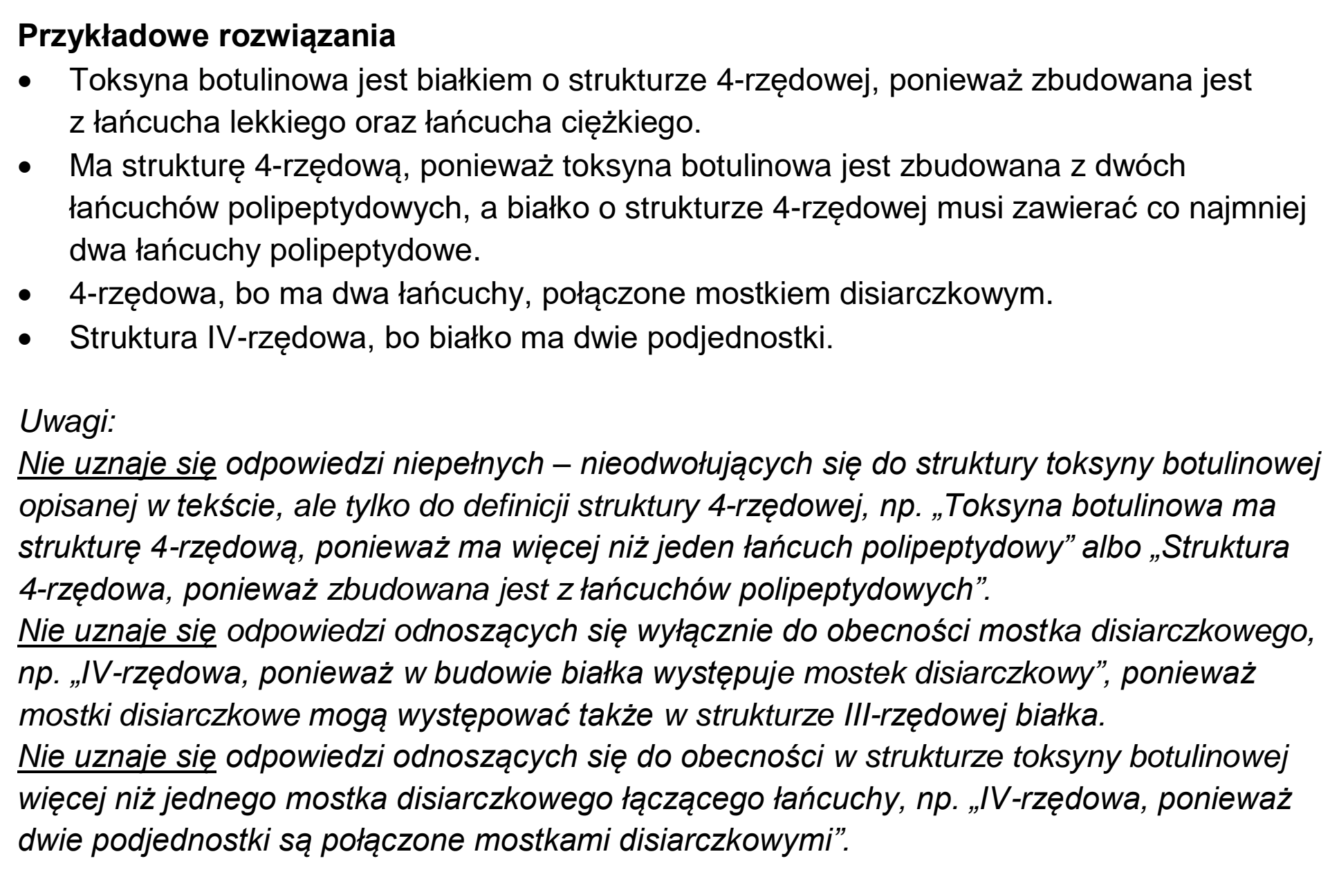 Matura, maj 2023, odpowiedź do zadania 12.2, fragment 2