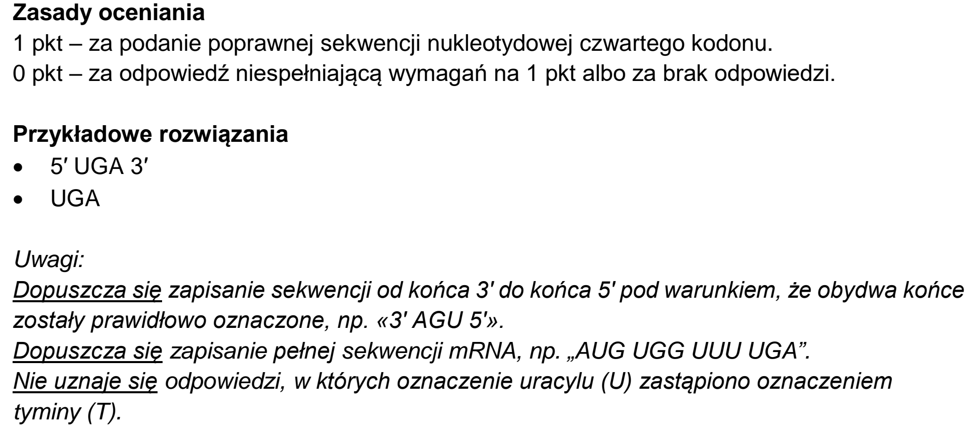 Matura, maj 2023, odpowiedź do zadania 14.3