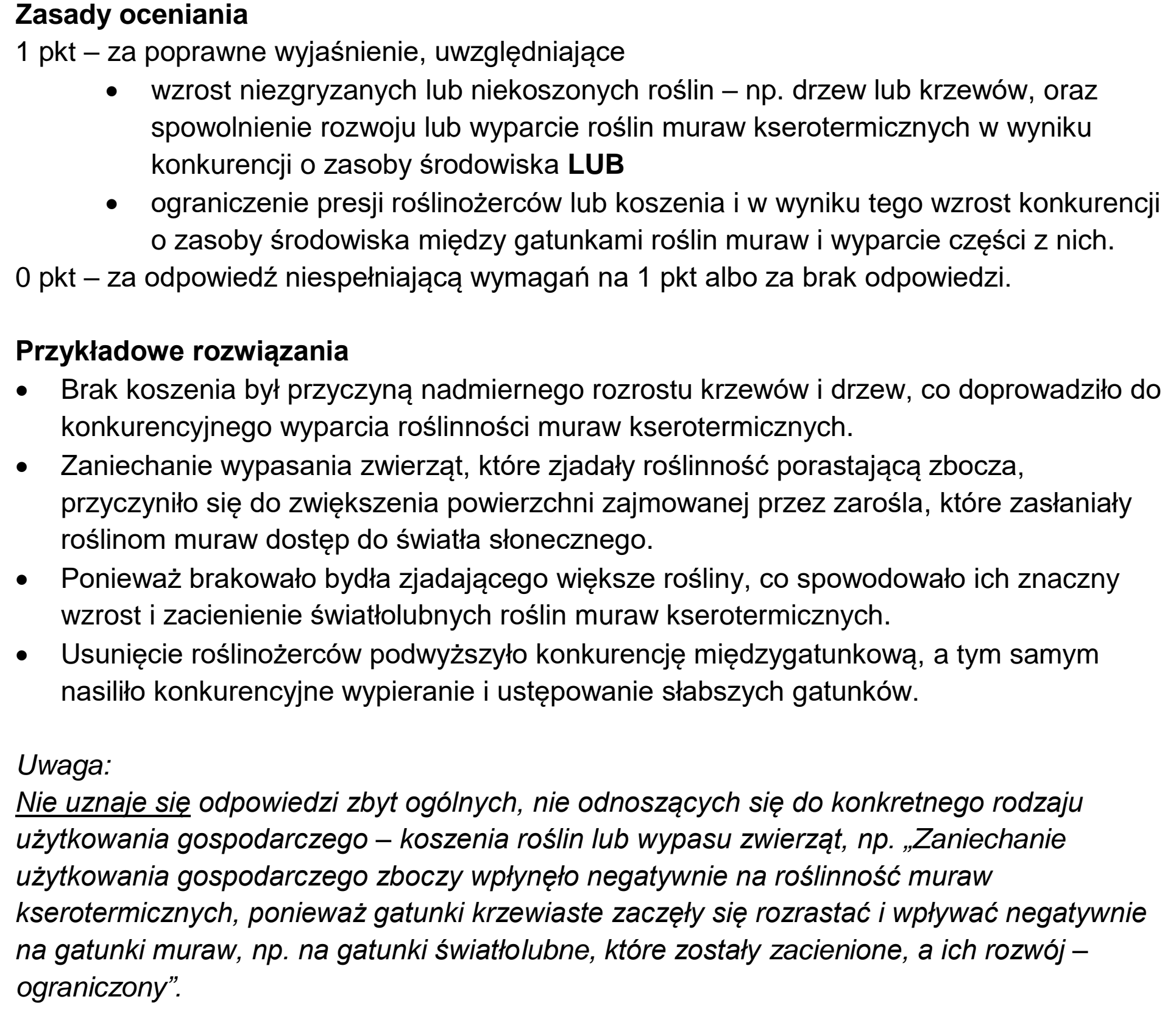 Matura, maj 2023, odpowiedź do zadania 17.2