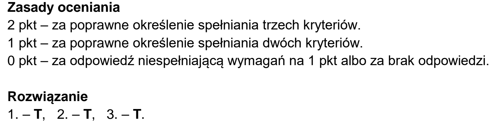 Matura, maj 2023, odpowiedź do zadania 18