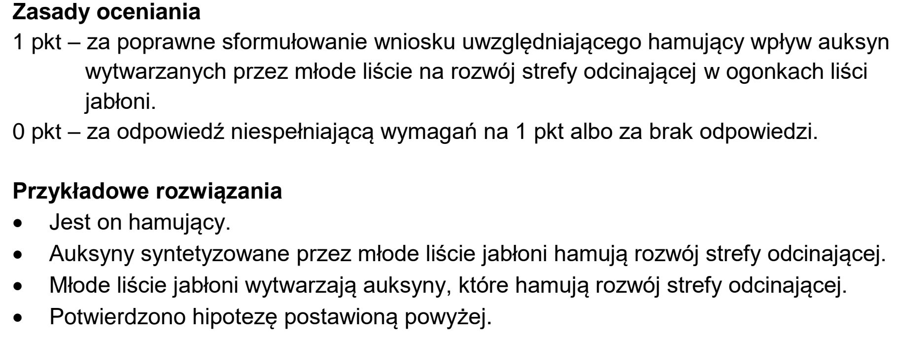 Matura, maj 2023, odpowiedź do zadania 6.1