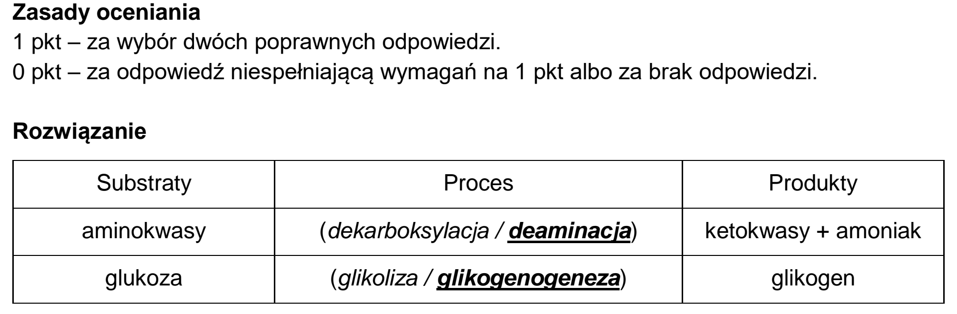 Matura, maj 2023, odpowiedź do zadania 9.1