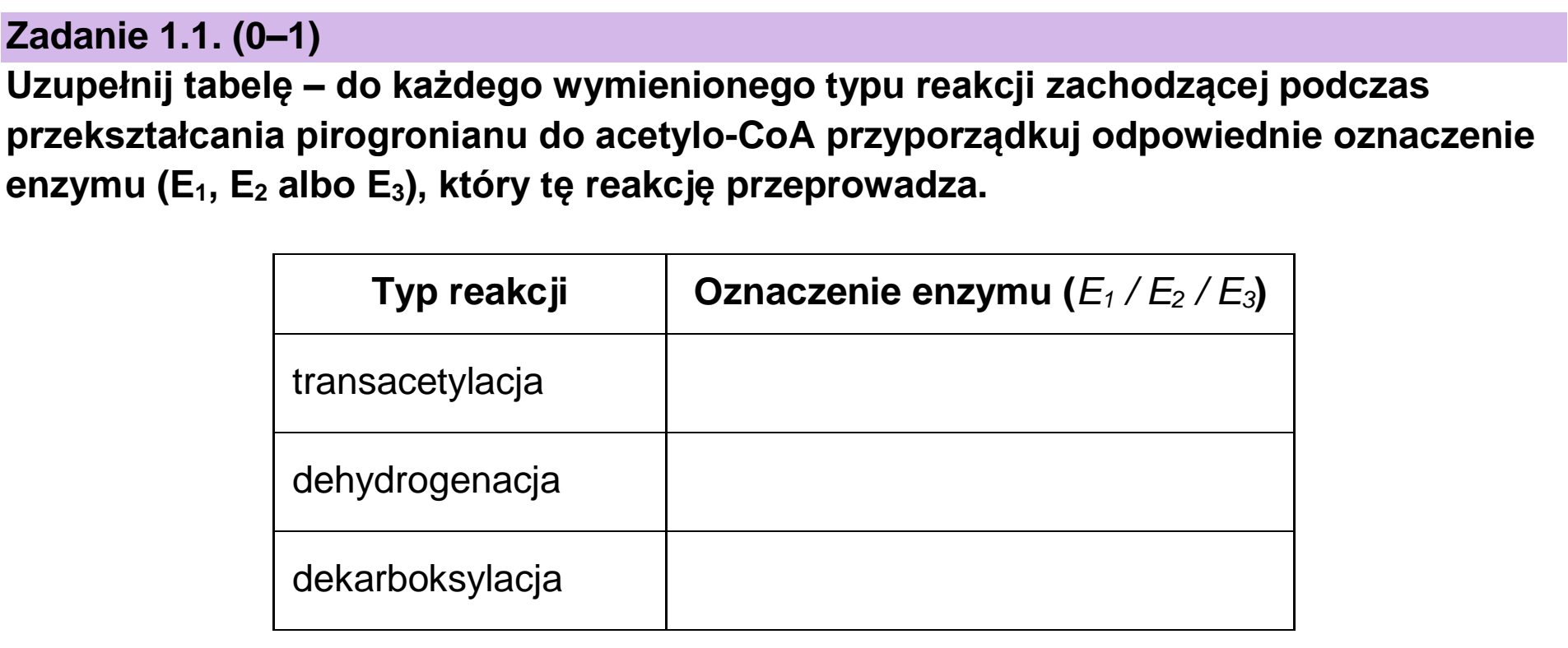 Matura, maj 2023, zadanie 1.1