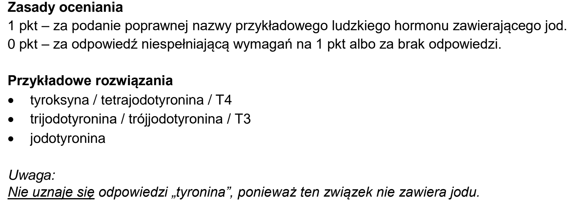 Matura, maj 2024, odpowiedź do zadania 13.1