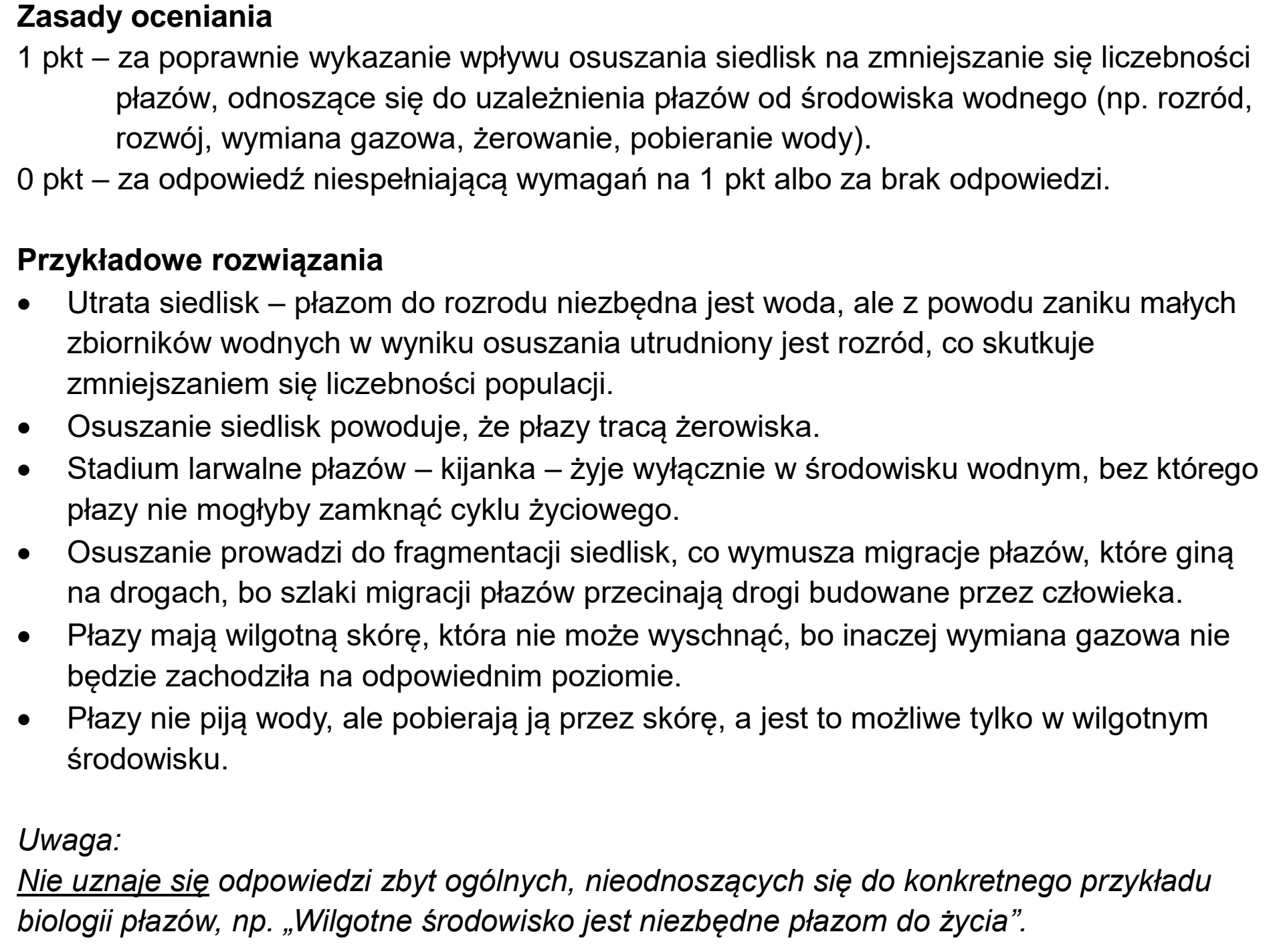 Matura, maj 2024, odpowiedź do zadania 20.1