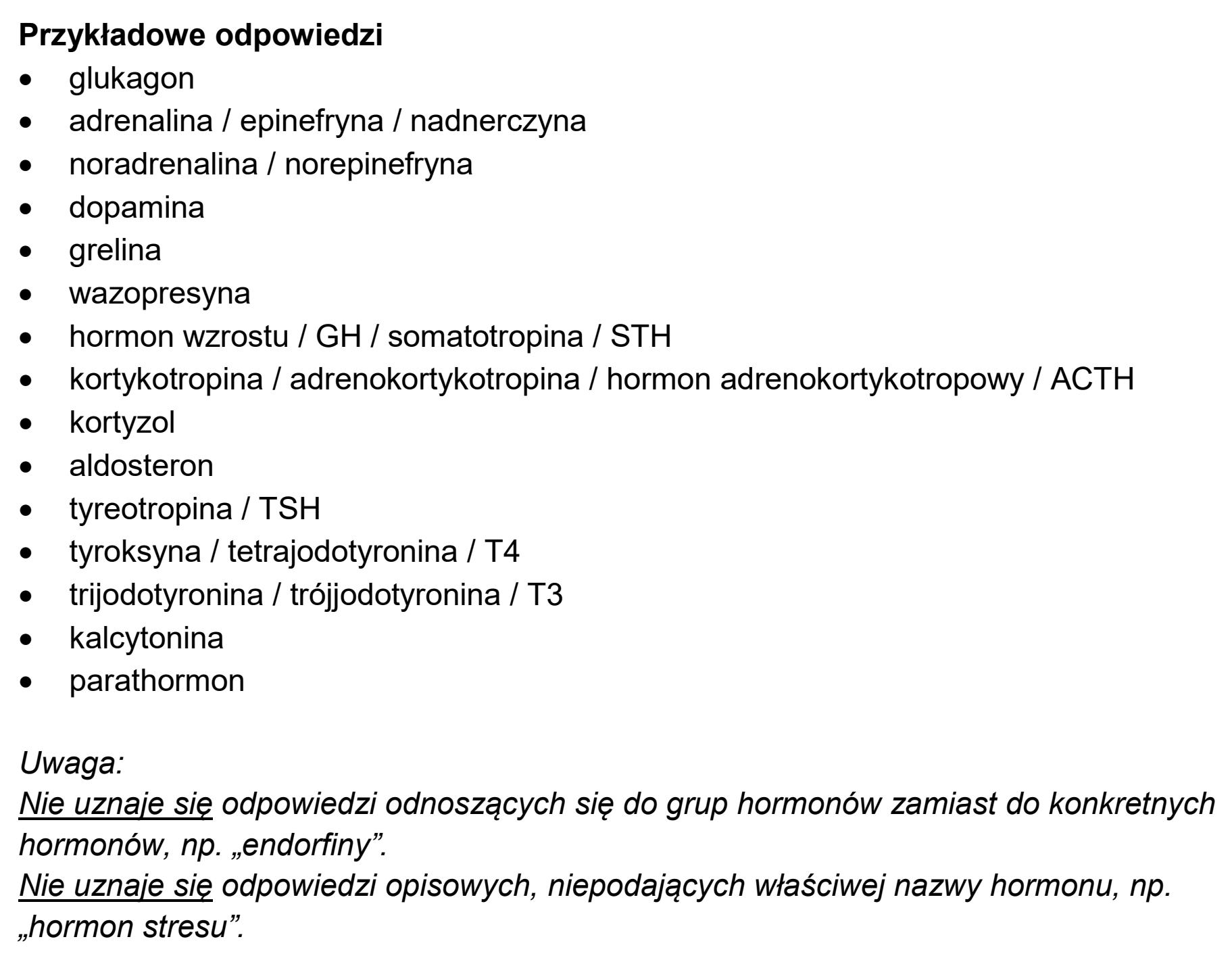 Matura, maj 2025, odpowiedź do zadania 12.4, fragment 2