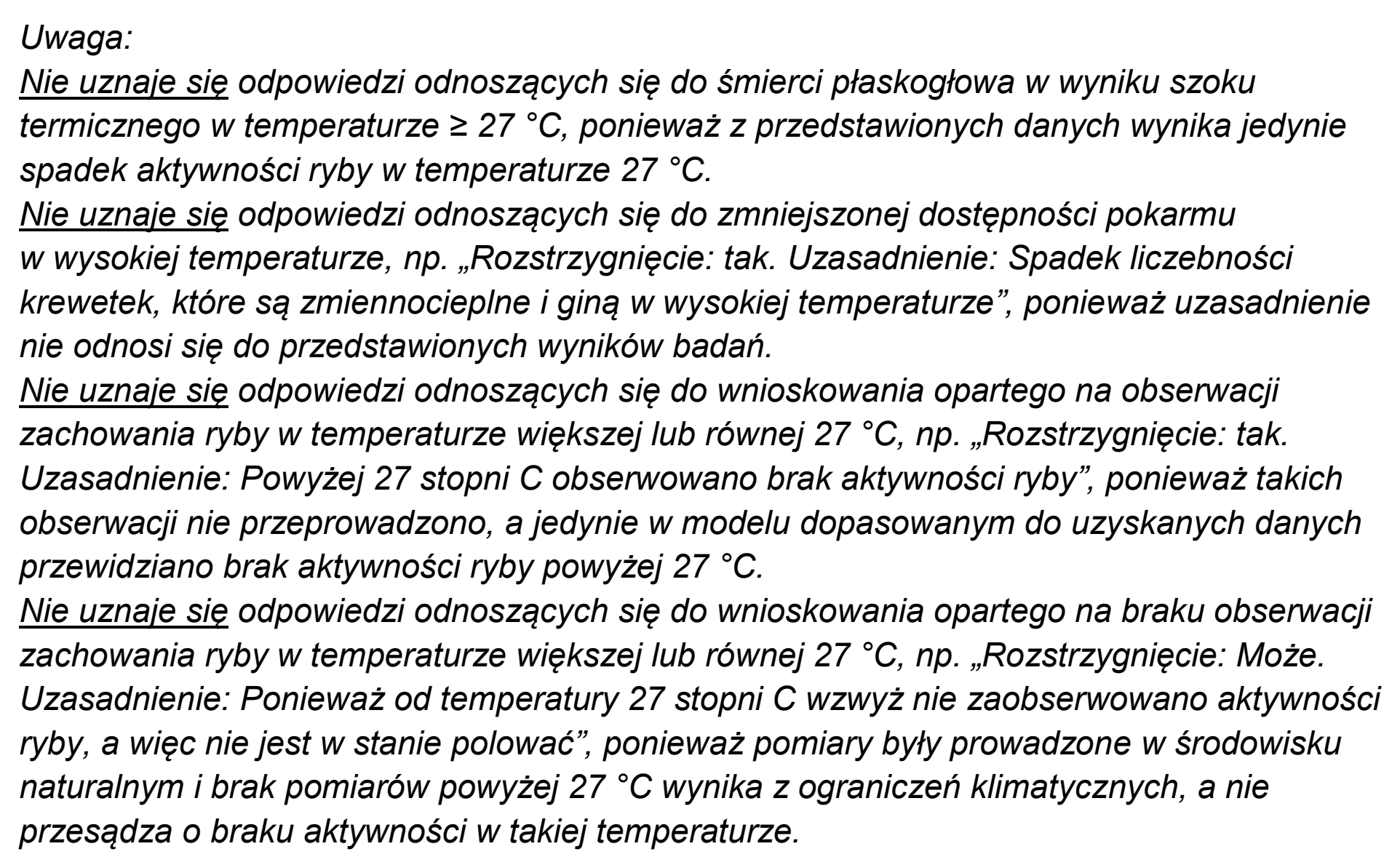 Matura, maj 2025, odpowiedź do zadania 17.2, fragment 2