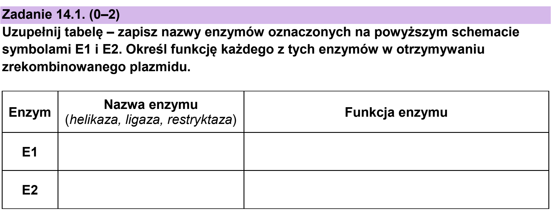 Matura, maj 2025, zadanie 14.1