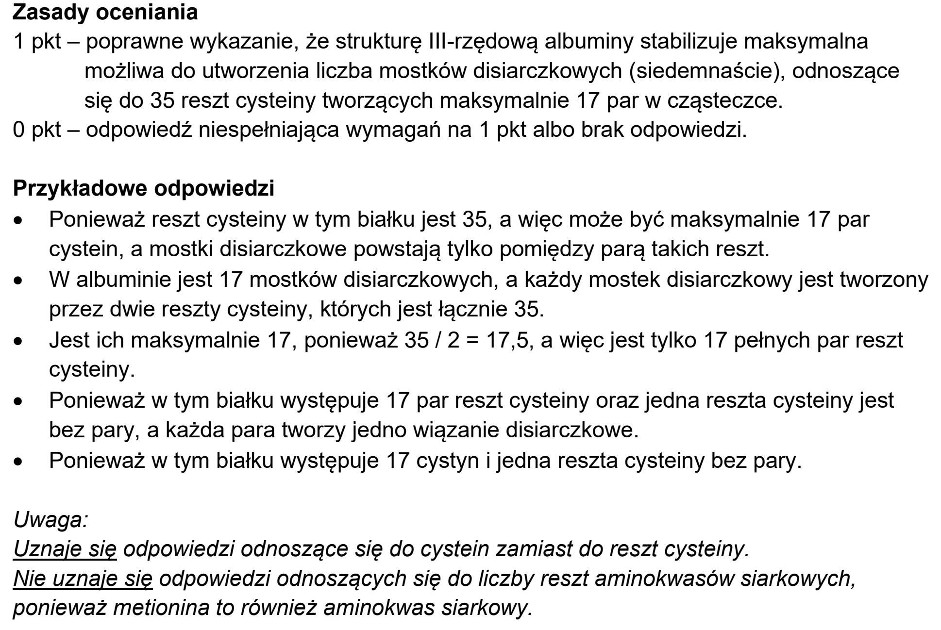 Matura, maj 2026, odpowiedź do zadania 1.1