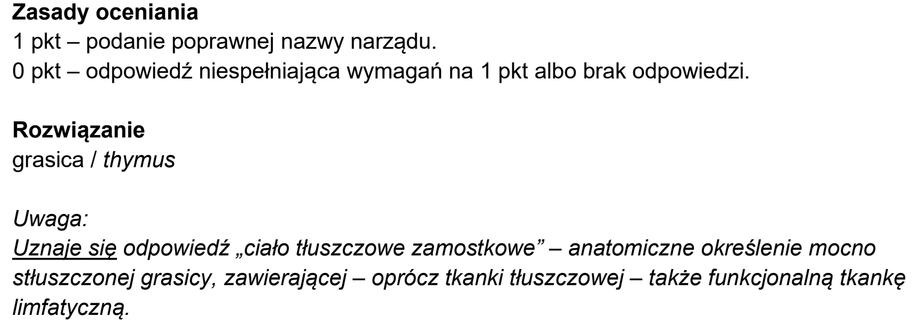Matura, maj 2026, odpowiedź do zadania 14.5