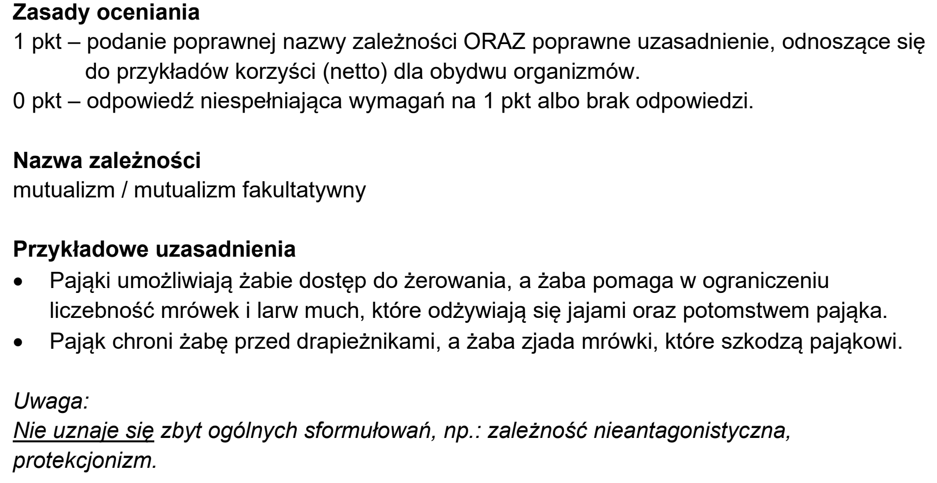 Matura, maj 2026, odpowiedź do zadania 21.1, fragment 1
