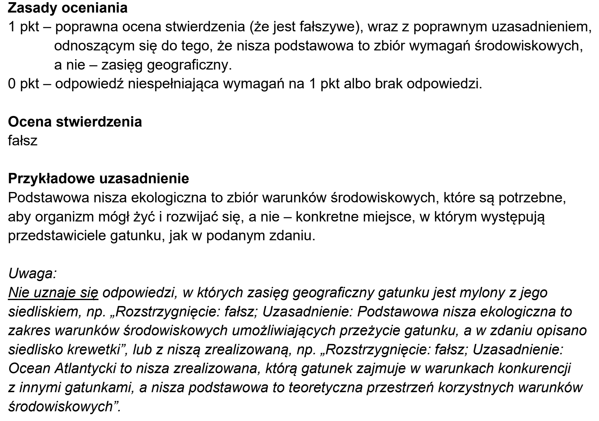 Matura, maj 2026, odpowiedź do zadania 23.2