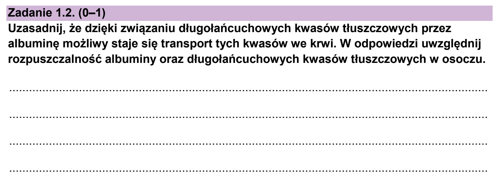 Matura, maj 2026, zadanie 1.2