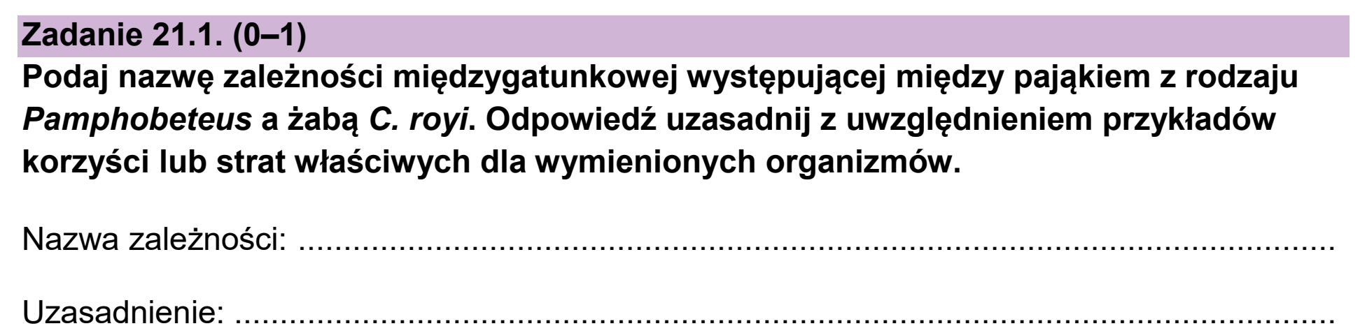 Matura, maj 2026, zadanie 21.1