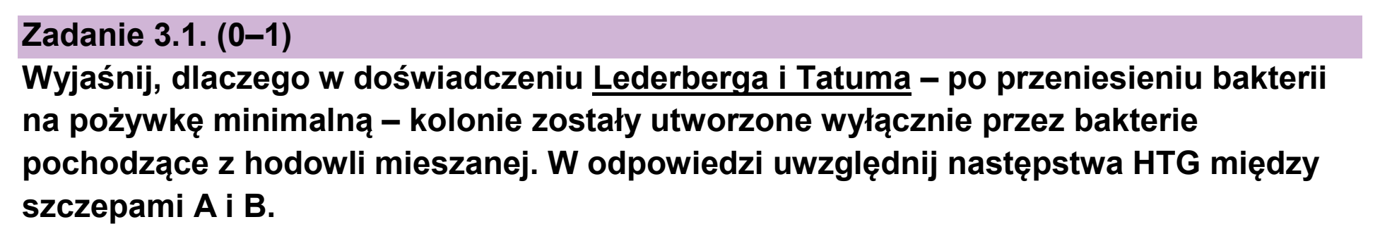 Matura, maj 2026, zadanie 3.1