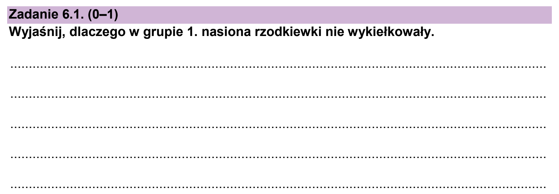 Matura, maj 2026, zadanie 6.1