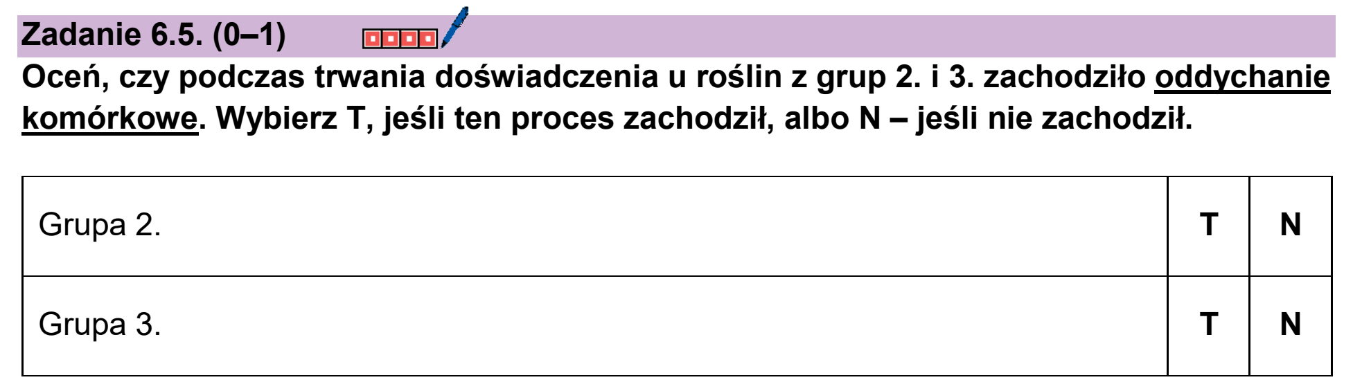 Matura, maj 2026, zadanie 6.5