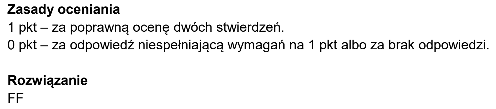 Matura próbna, styczen 2026, odpowiedź do zadania 2.3