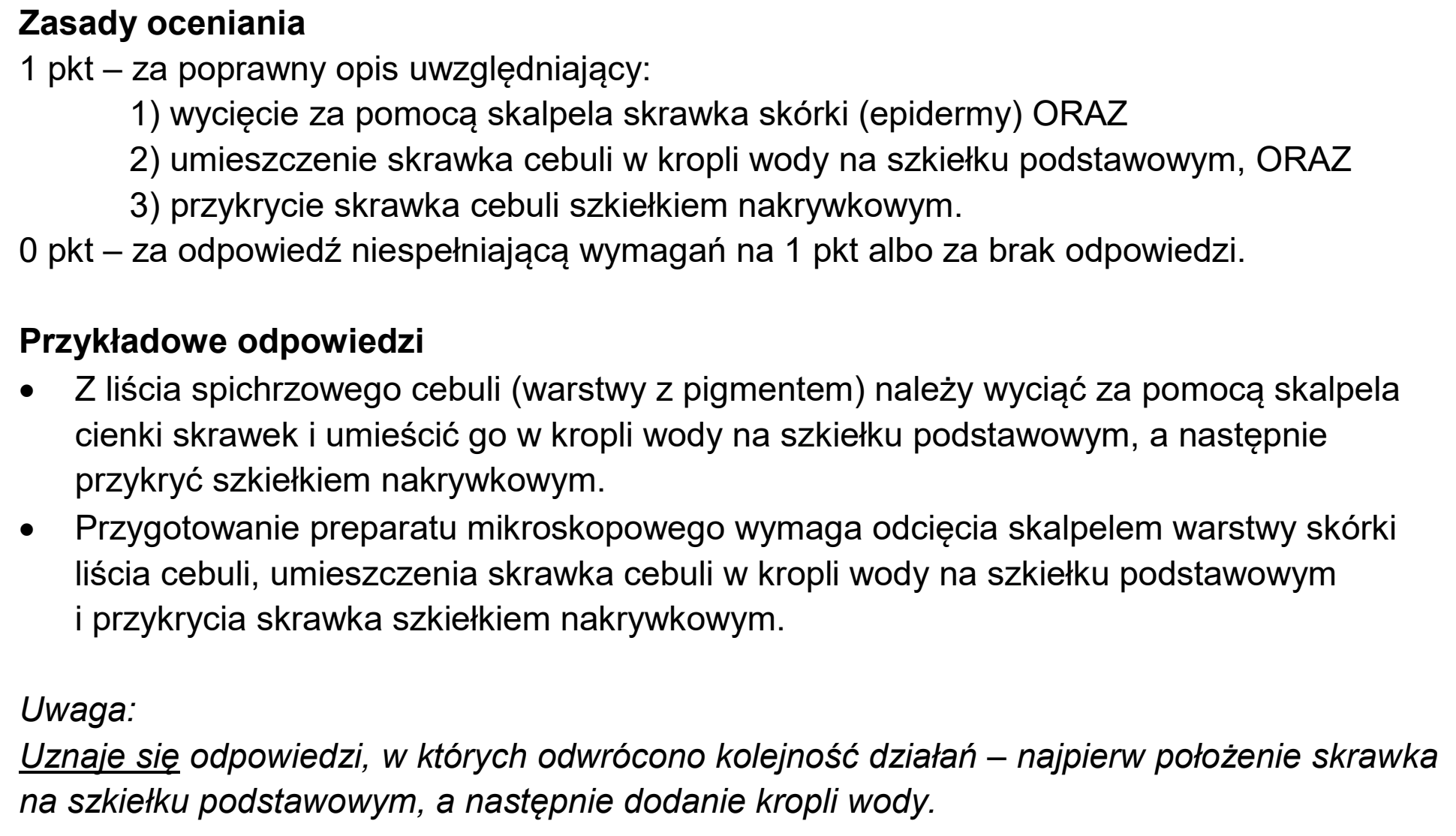 Matura próbna, styczen 2026, odpowiedź do zadania 3.1