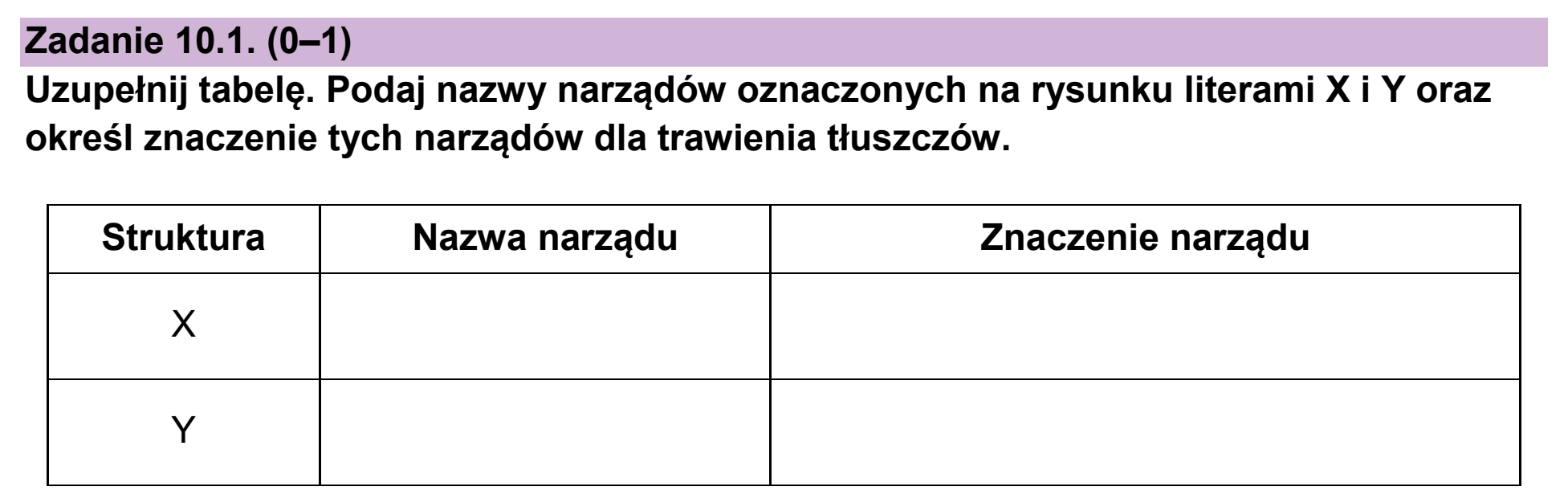Matura próbna, styczen 2026, zadanie 10.1