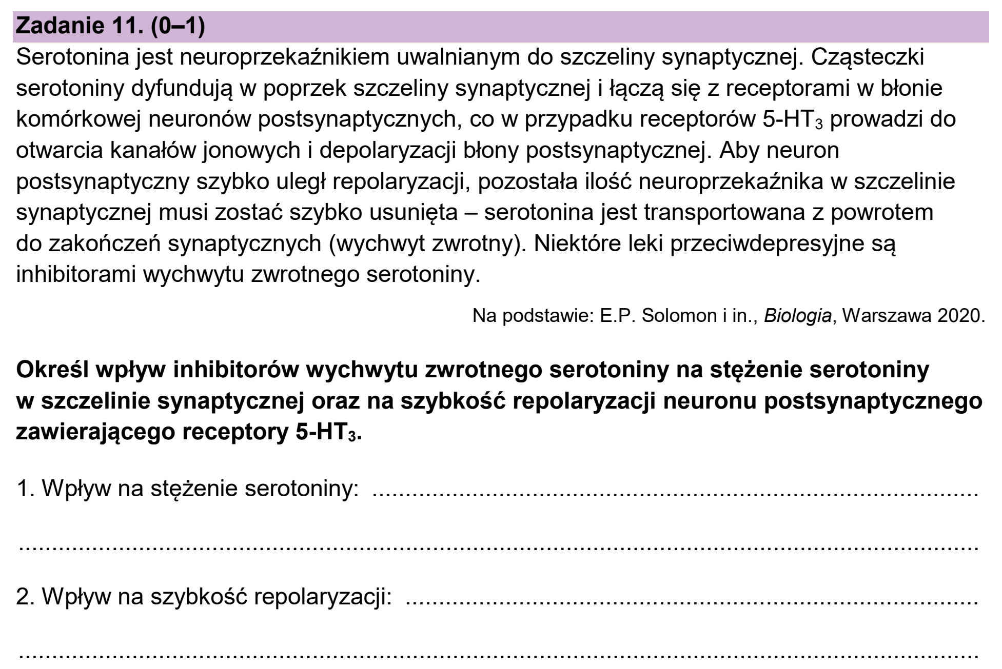 Matura próbna, styczen 2026, podgląd zadania 11