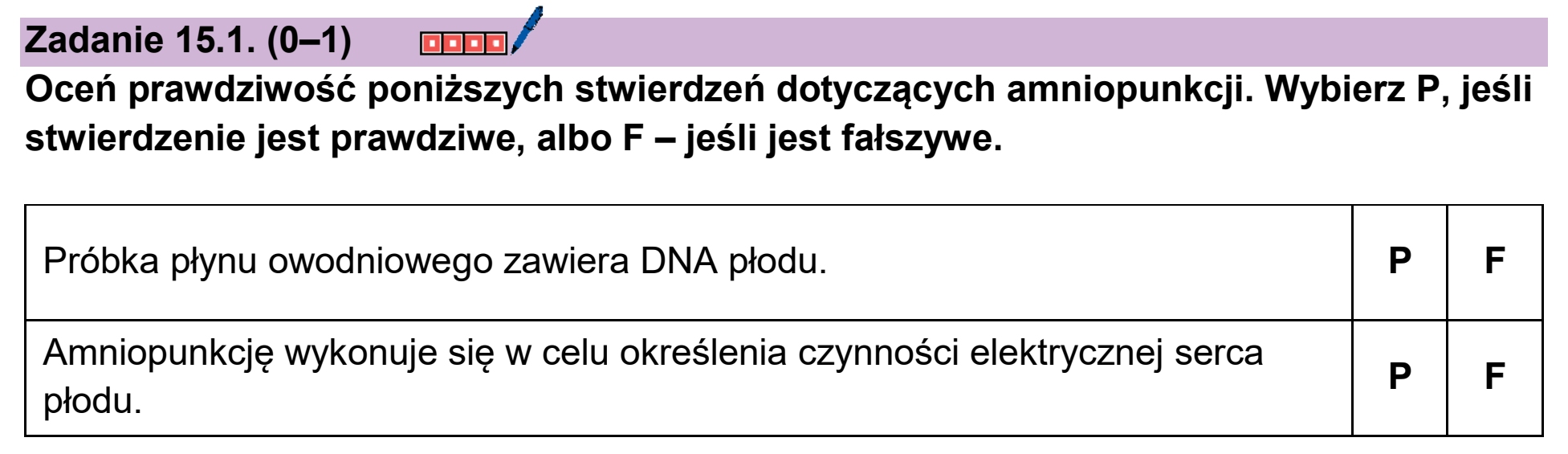 Matura próbna, styczen 2026, zadanie 15.1